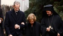Los Reyes, sus hijas y Doña Sofía han asistido al responso de Irene de Grecia en Madrid