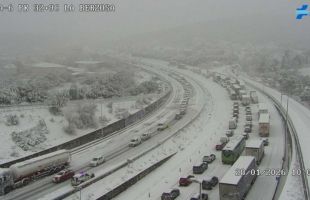 Estado de las carreteras: 48 vías afectadas por la nieve, dos de la red principal
