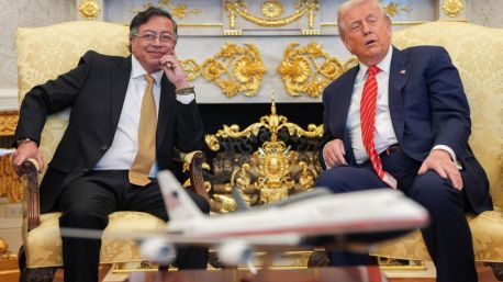 Petro se reúne con Trump en la Casa Blanca durante dos horas, a puerta cerrada y sin prensa