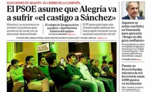 Las portadas de los periódicos de este sábado, 7 de febrero