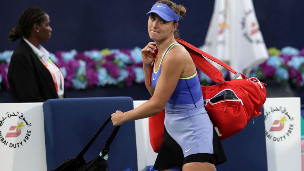 Badosa no levanta cabeza: enésima lesión en Dubái