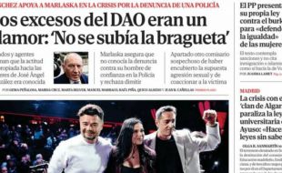 Las portadas de los periódicos