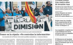 Las portadas de los periódicos de este martes, 24 de febrero
