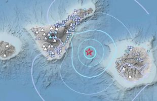 Registran un terremoto de 4,1 entre Tenerife y Gran Canaria