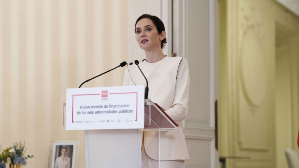 Ayuso consigue un acuerdo histórico con todas las universidades públicas para una financiación plurianual