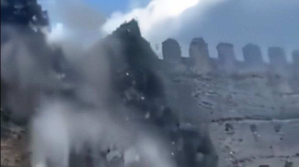 Se derrumba una torre del castillo de Escalona sin causar daños personales