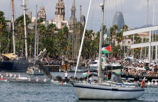 Una flotilla de 100 barcos saldrá de Barcelona hacia Gaza el próximo 12 de abril