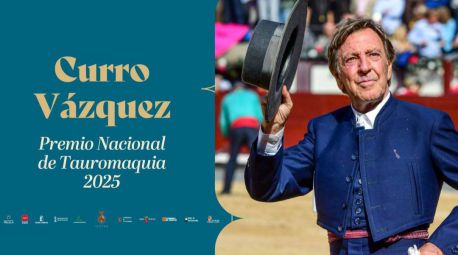 El torero Curro Vázquez, galardonado con el Premio Nacional de Tauromaquia