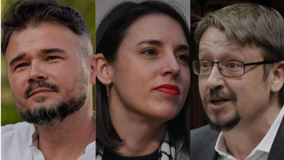 Rufián y Montero piden que ERC y Podemos lideren la unión de la izquierda para 'no morir por separado'