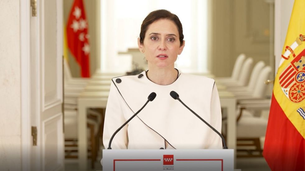 Ayuso carga contra el Gobierno por convertir España en un 'infierno fiscal'