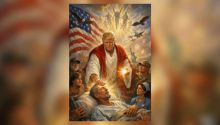 Trump usa la IA para retratarse como Jesucristo tras arremeter contra el Papa