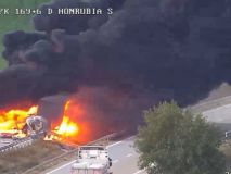 Cortada la autovía A-3 en Cuenca sentido Madrid por la colisión de dos camiones