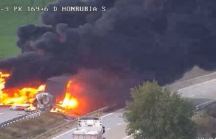 Reabre parcialmente la autovía A-3 en Cuenca sentido Madrid tras la colisión de dos camiones