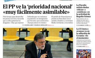 Las portadas de los periódicos de este viernes, 24 de abril