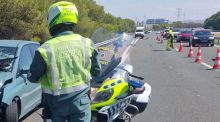 Un fallecido y un herido en una colisión múltiple en la A-49 en Ayamonte (Huelva)