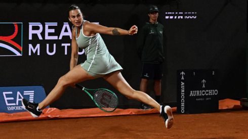 WTA Roma. Sabalenka arrolla en su estreno y avanza a la tercera ronda