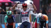 Giro Italia. Magnier descorcha el champán tras una caída tumultuosa