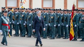 Sonora pitada a Marlaska en un acto de la Guardia Civil al referirse a los agentes muertos