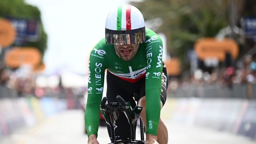 Giro Italia. Exhibición de Ganna y paso atrás de Vingegaard en la contrarreloj