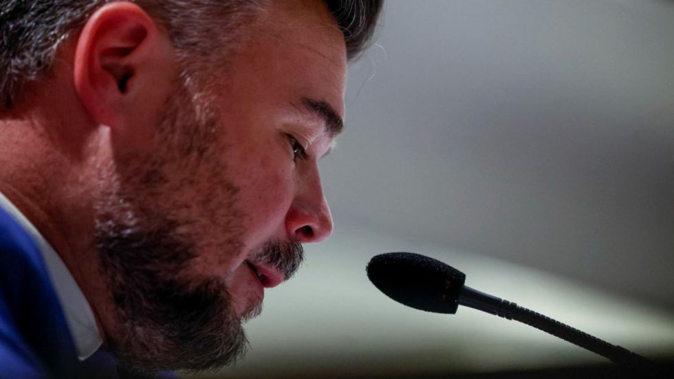 Rufián dice que 'aceptaría ser cabeza de lista' en unas elecciones si eso ayuda a unir a la izquierda