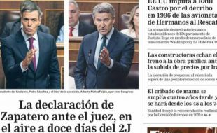 Las portadas de este jueves