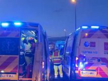 Dos muertos y tres heridos en un choque frontal en Humanes de Madrid