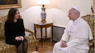 El Papa recibe a Isabel Díaz Ayuso en una audiencia privada en la Nunciatura