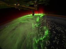 Así son las auroras australes vistas desde la Estación Espacial Internacional