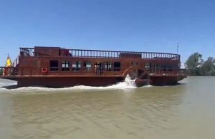 El Real Fernando, réplica del primer barco de vapor de España, llega a Sevilla
 
