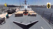 La Guardia Civil y Marruecos frustran un alijo de 5.000 kilos de hachís en el Estrecho