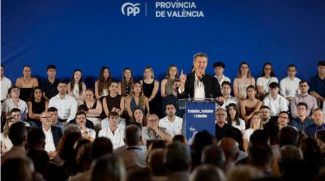 Feijóo: 'No nos dejan votar ni en las urnas ni en el Congreso, es la máxima degradación'