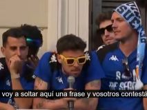 Insultos al presidente en la celebración del Sabadell: 'Pedro Sánchez, hijo de...'