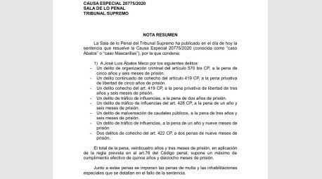 Lea aquí un extenso resumen de la sentencia que condena a Ábalos, Koldo y Aldama