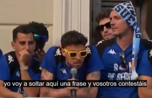 Insultos al presidente en la celebración del Sabadell: 'Pedro Sánchez, hijo de...'