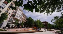 Así luce la plaza de Chamberí tras una remodelación integral