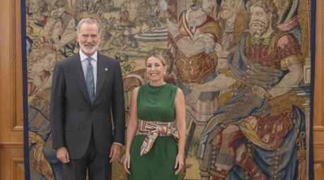 El Rey recibe a María Guardiola tras ser reelegida presidenta de Extremadura