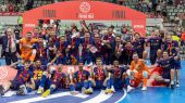 El Barça tumba al Pozo en Murcia y conquista su octava Liga de fútbol sala