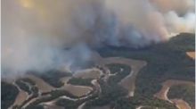 El incendio forestal en Leciñena arrasa mil hectáreas en dos horas y media