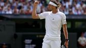Wimbledon. Zverev fulmina a la revelación del torneo y jugará su primera final en Londres