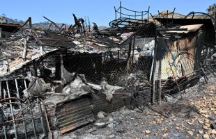 Imágenes | El incendio de Los Gallardos deja miles de hectáreas calcinadas