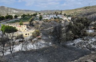 Imágenes | El incendio de Los Gallardos deja miles de hectáreas calcinadas