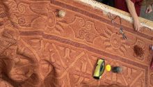 La Real Fábrica de Tapices inicia la restauración de las exclusivas alfombras que creó para el Teatro Real