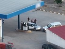 Así fue la detención de un peligroso fugitivo en una gasolinera de Badajoz