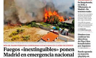 Las portadas de los periódicos de este sábado, 25 de julio