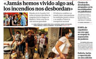 Las portadas de los periódicos de este domingo, 26 de julio
