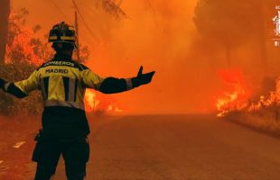 Los bomberos de Madrid publican lo que ven cuando se adentran en un incendio: es descorazonador