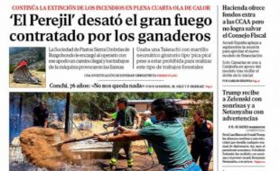 Las portadas de los periódicos de este miércoles