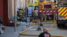 Dos fallecidos, uno de ellos bombero, en el incendio de un taller en Calatorao