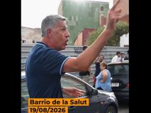 Albiol se encara con 'okupas' de un local en Badalona: 'Os voy a echar'