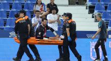 Batalla, lesionado tras una jugada con Toni Martínez
 